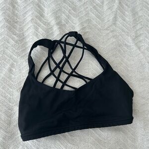 Lululemon Black Strappy Women's Bralette